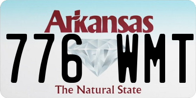 AR license plate 776WMT