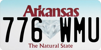 AR license plate 776WMU