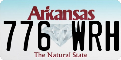 AR license plate 776WRH