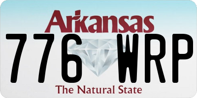 AR license plate 776WRP