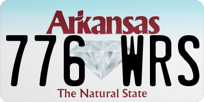 AR license plate 776WRS