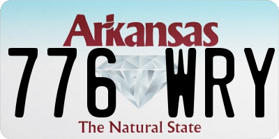 AR license plate 776WRY