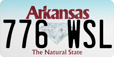 AR license plate 776WSL