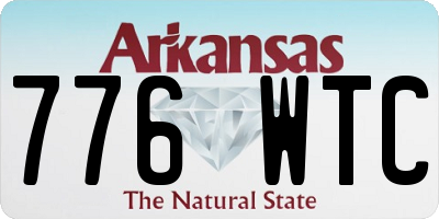 AR license plate 776WTC