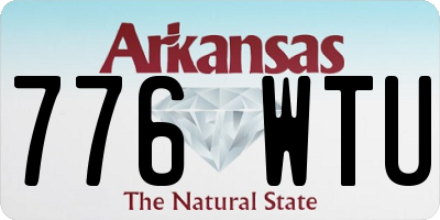AR license plate 776WTU