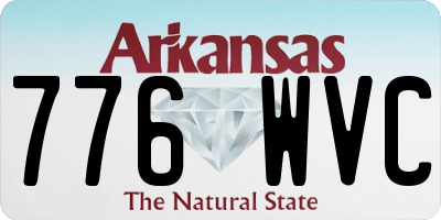 AR license plate 776WVC