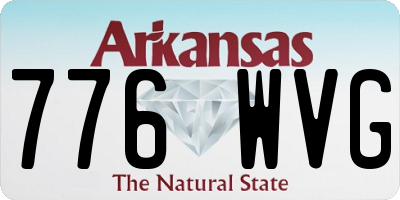 AR license plate 776WVG