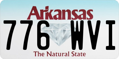AR license plate 776WVI