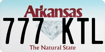 AR license plate 777KTL