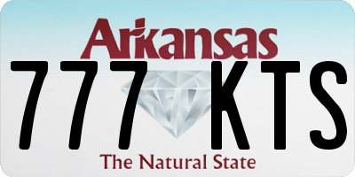 AR license plate 777KTS