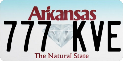 AR license plate 777KVE