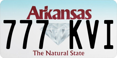 AR license plate 777KVI