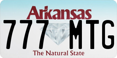 AR license plate 777MTG