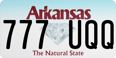 AR license plate 777UQQ