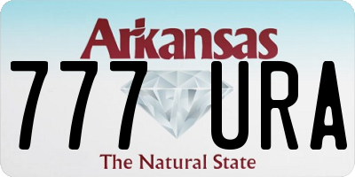 AR license plate 777URA