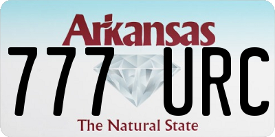 AR license plate 777URC