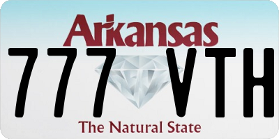 AR license plate 777VTH