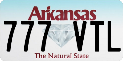 AR license plate 777VTL