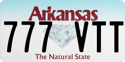 AR license plate 777VTT