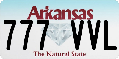 AR license plate 777VVL