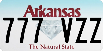 AR license plate 777VZZ