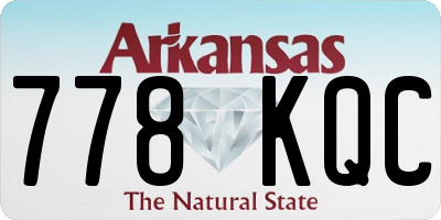 AR license plate 778KQC