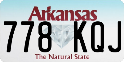 AR license plate 778KQJ