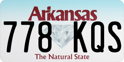 AR license plate 778KQS