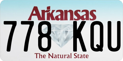 AR license plate 778KQU