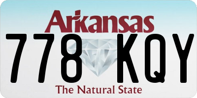 AR license plate 778KQY