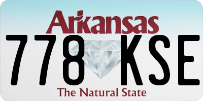 AR license plate 778KSE