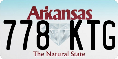 AR license plate 778KTG