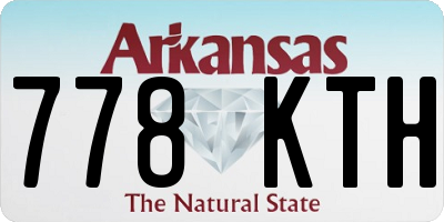 AR license plate 778KTH