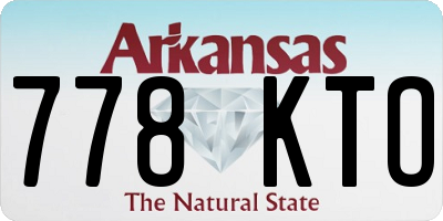 AR license plate 778KTO