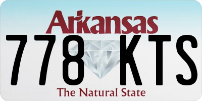 AR license plate 778KTS