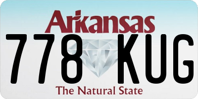 AR license plate 778KUG