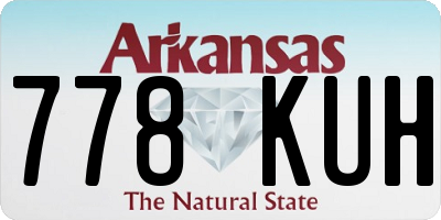 AR license plate 778KUH