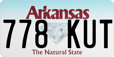 AR license plate 778KUT