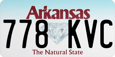 AR license plate 778KVC
