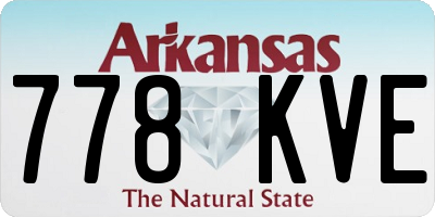 AR license plate 778KVE