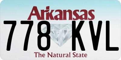 AR license plate 778KVL