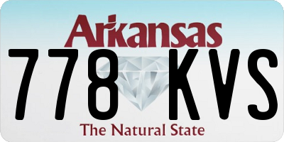 AR license plate 778KVS