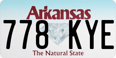 AR license plate 778KYE