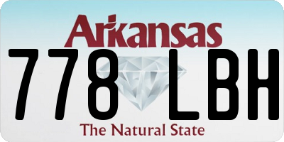 AR license plate 778LBH