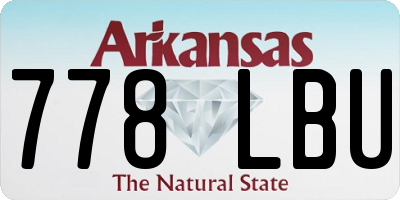 AR license plate 778LBU