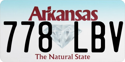 AR license plate 778LBV