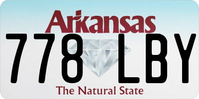 AR license plate 778LBY