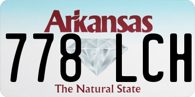 AR license plate 778LCH