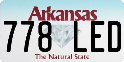 AR license plate 778LED
