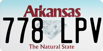 AR license plate 778LPV